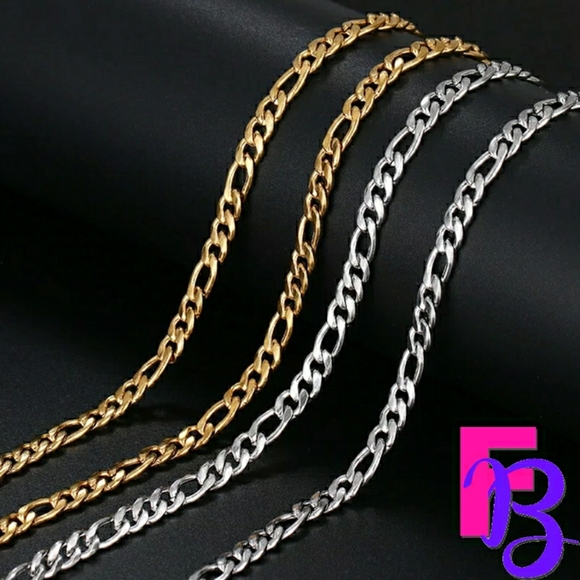 *NEW!* 5mm 24" 14K Italian Figaro Chain - Picture 7 of 10